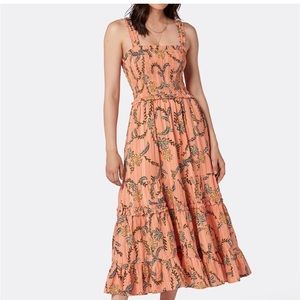 Joie Jailene cotton midi maxi dress small